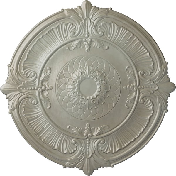 Ekena Millwork Attica Ceiling Medallion (Fits Canopies up to 3 3/4"), Hand-Painted Flash Gold, 39 1/2"OD x 2 1/2"P CM39ATFLS - main
